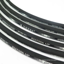 1/2 inch Two wire Braid High Quality SAE J188 high pressure power steering hose for honda accord